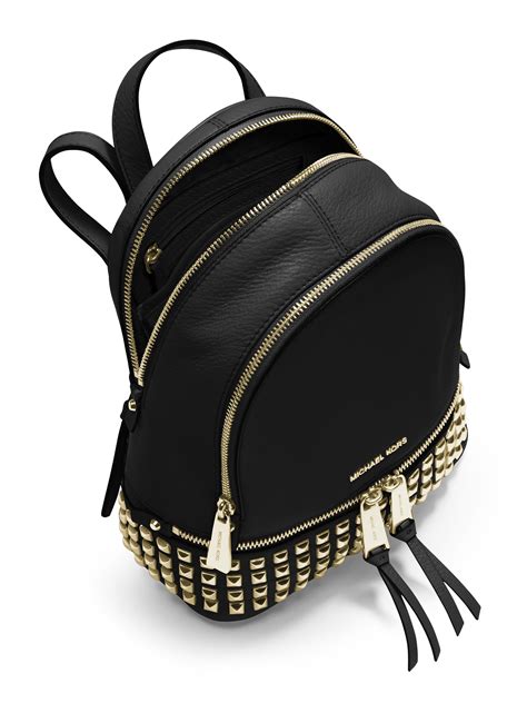 michael kors rhea backpack review|Michael Kors rhea studded backpack.